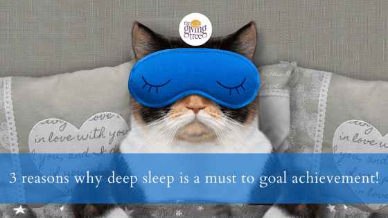 3 reasons why deep sleep is a must to goal achievement!